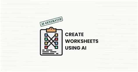 5 Ways Generate Worksheets