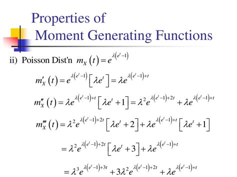 Generating Functions Process