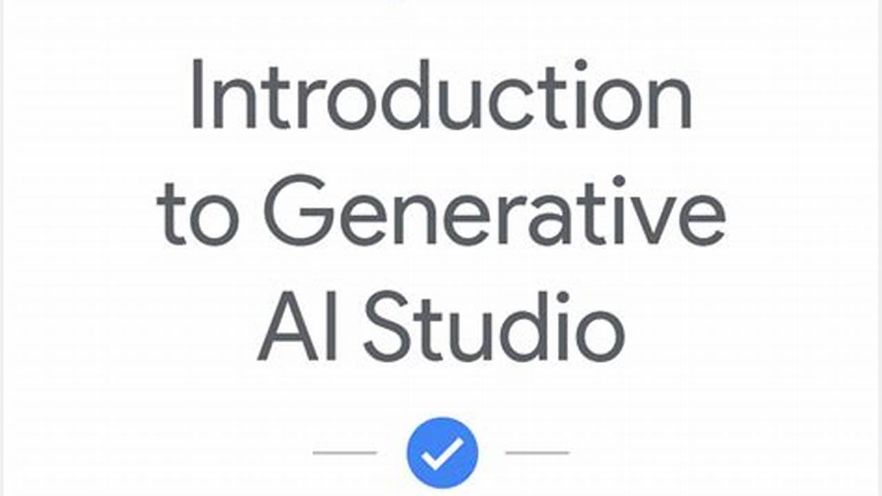 Generative AI Studio