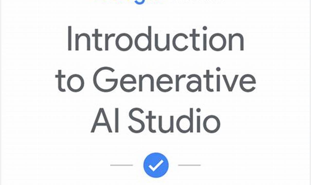 Generative AI Studio