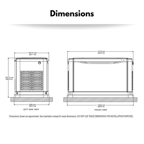 Generator Stand Specs