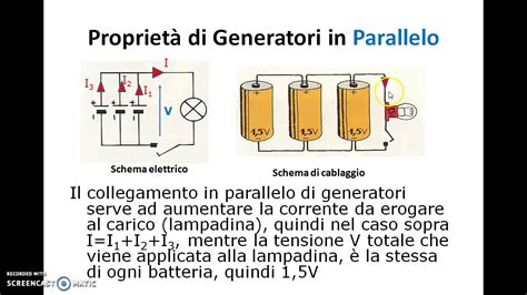 generatori di corrente in parallelo