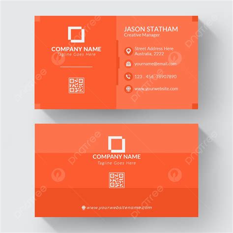 generic business card template in word