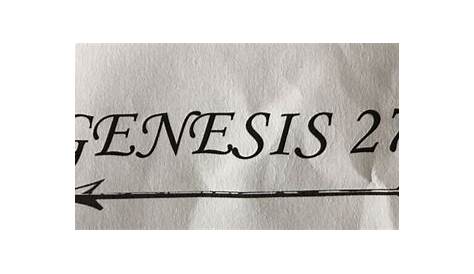 Genesis 27 3 Tattoo 22 Bible Verse s, In The Beginning God