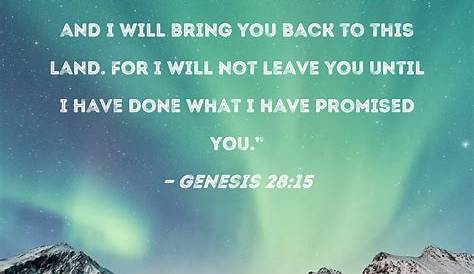 Genesis 2815 Genesis 2815, Genesis 28, Scripture verses