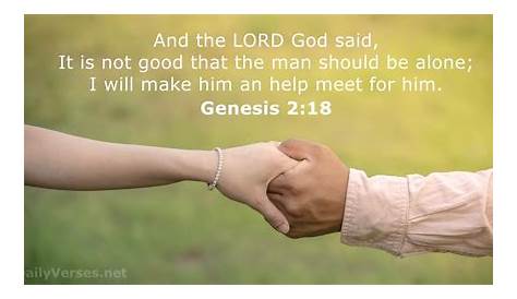 Genesis 218 ESV Bible verse of the day