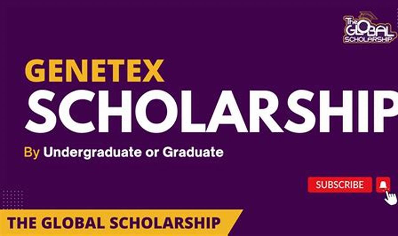 genetex scholarship program