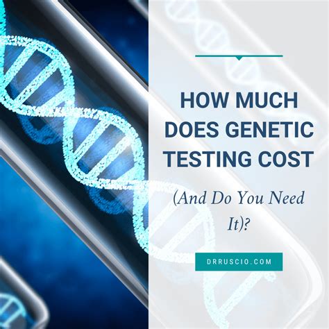 Genetic Testing Canada Cost