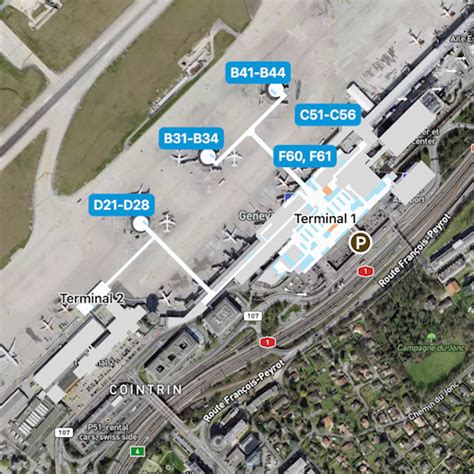 geneva international airport map