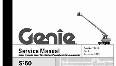Genie S65 Parts Manual