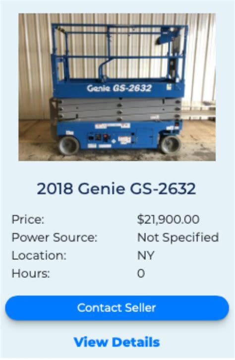 FICHA MANUAL EQUIPO Genie ® GS ™ 2632 & GS A C B H F E D G I (1) En