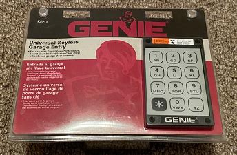 Genie Intellicode Keypad Manual