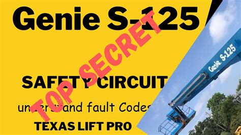 Decal, LabelFault Codes Genie 65053GRGT