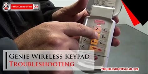 Why Won’t My New Genie Wireless Keypad Work?