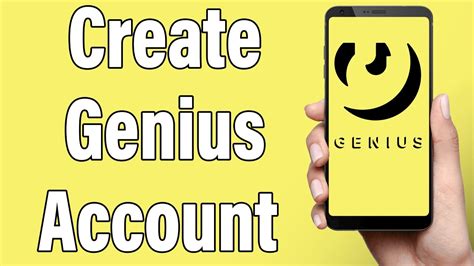 genius sign up app