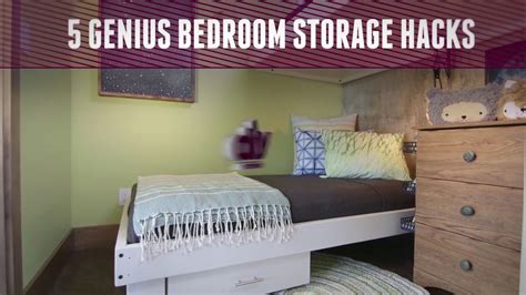 Genius Storage Hacks For Your Bedroom And Bathroom