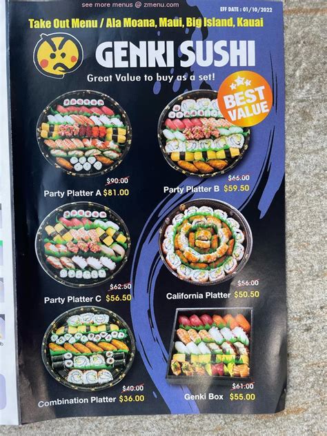 genki sushi kona