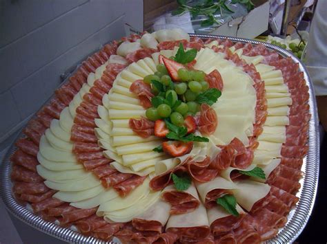 genoa salami and cheese platter