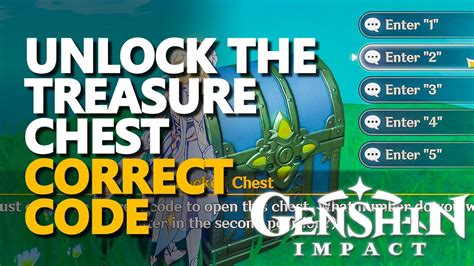 Genshin Impact Event Locked Chest Code