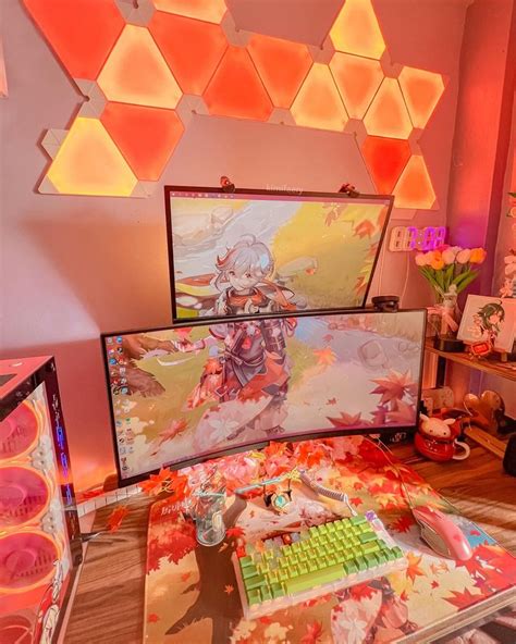 Cool Desk Setup Ideas for Genshin Impact Collectors