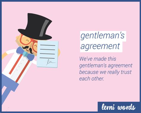 gentlemen's agreement definition