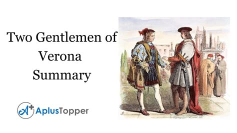 gentlemen of verona summary