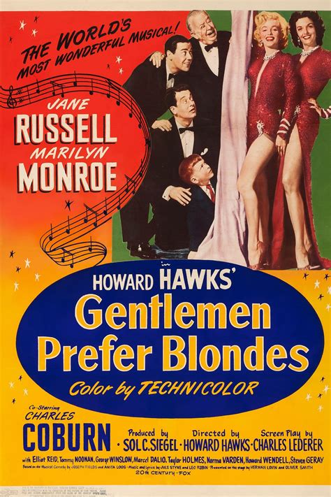 gentlemen prefer blondes movie poster