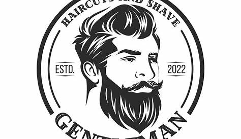Gents Salon Logo Design Template PNG Images AI Free