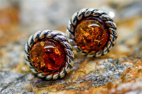 genuine baltic amber earrings