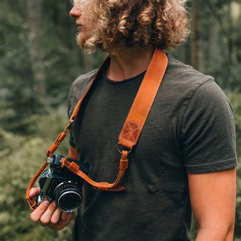 genuine leather camera strap