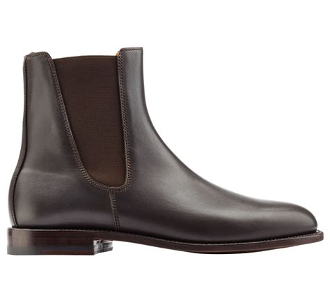 genuine leather chelsea boot