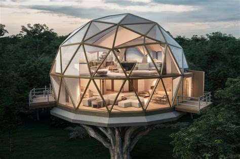 Geodesic Dome Treehouse