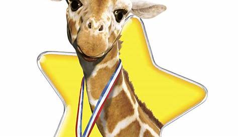 Geoffrey Jr, the “son” of Toys‘R’Us Mascot Geoffery the Giraffe, in a