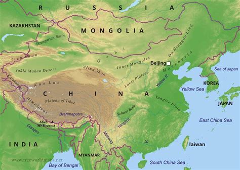 Geography Description Of China