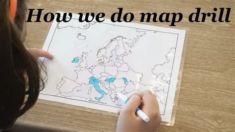 educational geography drill page