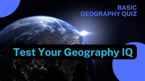 Geography Iq Test