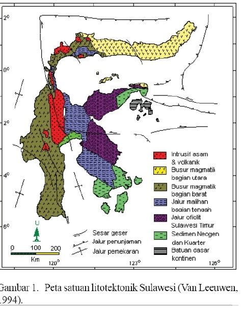 Gambar Geologi Pulau Sulawesi