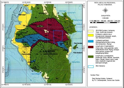geologi regional pulau kabaena