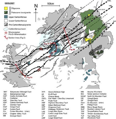 geological fault lines map