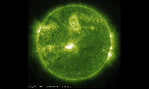 geomagnetic storm or solar flare