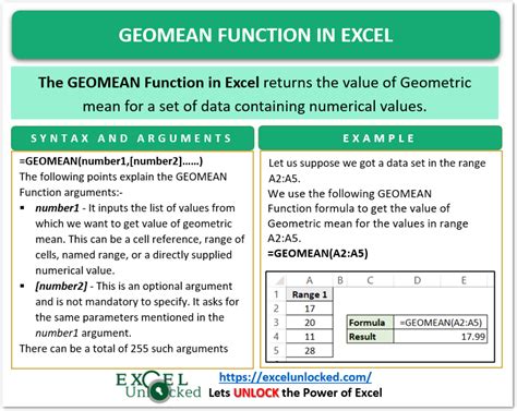 5 Ways Geomean Excel