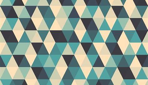 Geometric seamless pattern with colorful triangles in