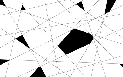 Geometric Black White Background