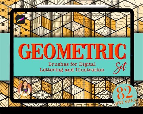 Geometric Brush Set Procreate