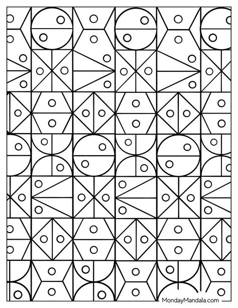 Geometric Coloring Pages 2