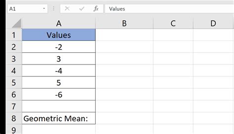 5 Ways Geometric Mean Excel