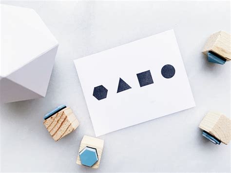 Geometric Shape Stamps
