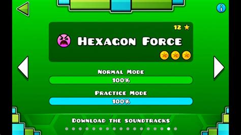 Geometry Dash Level 16 Hexagon Force Complete!! YouTube
