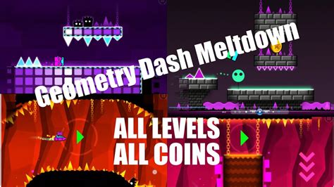 Geometry Dash Meltdown VIKING ARENA ALL 3 SECRET COINS!!