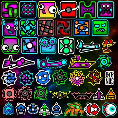 geometry dash pictures of icons